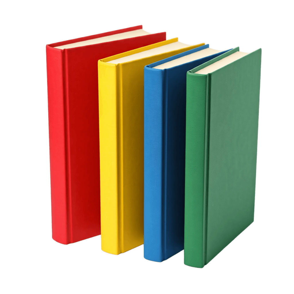 Four Book PNG Transparent Image Free Download | PNG Perfect