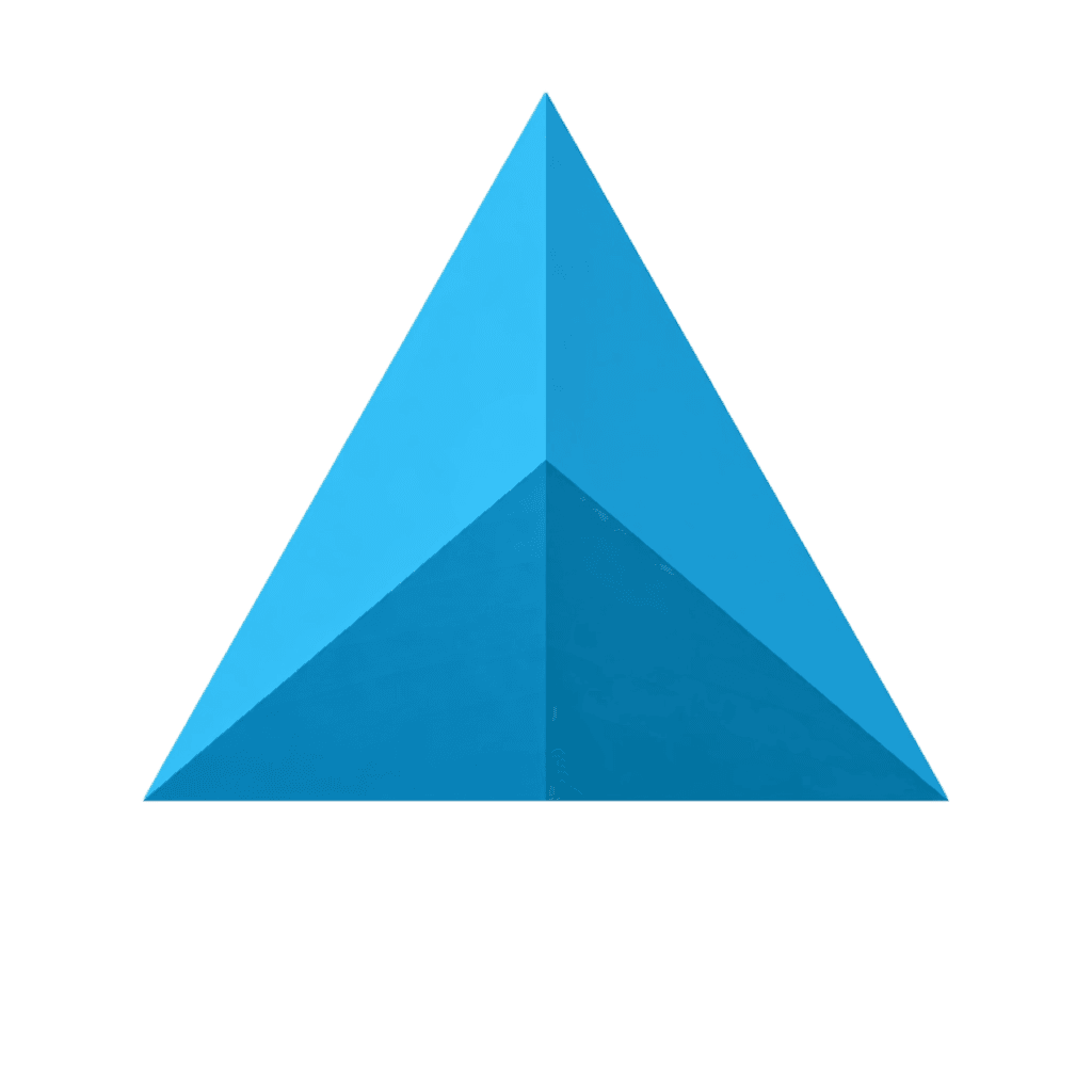 Blue Triangle PNG Transparent Image Free Download | PNG Perfect