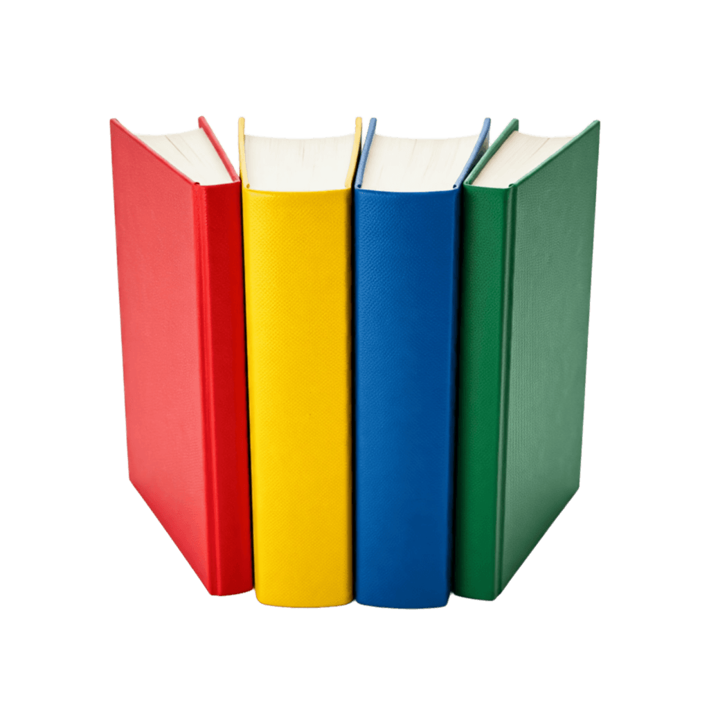 Four Book PNG Transparent Image Free Download | PNG Perfect