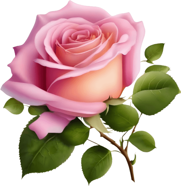 A Pink Rose PNG