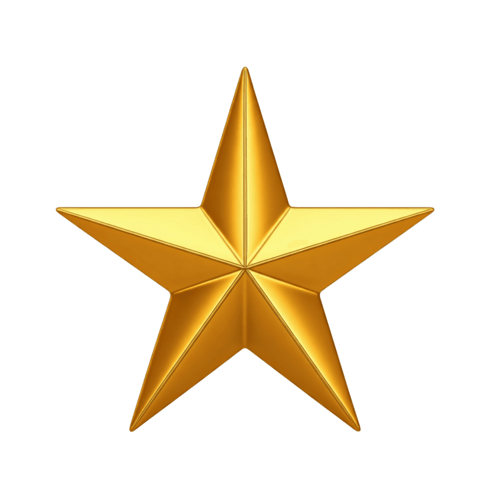 Golden Star PNG Transparent Image Free Download | PNG Perfect