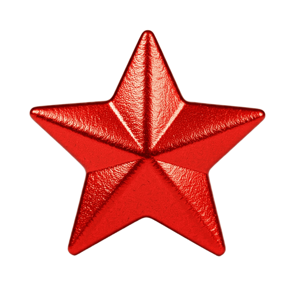Red Star PNG Transparent Image Free Download | PNG Perfect