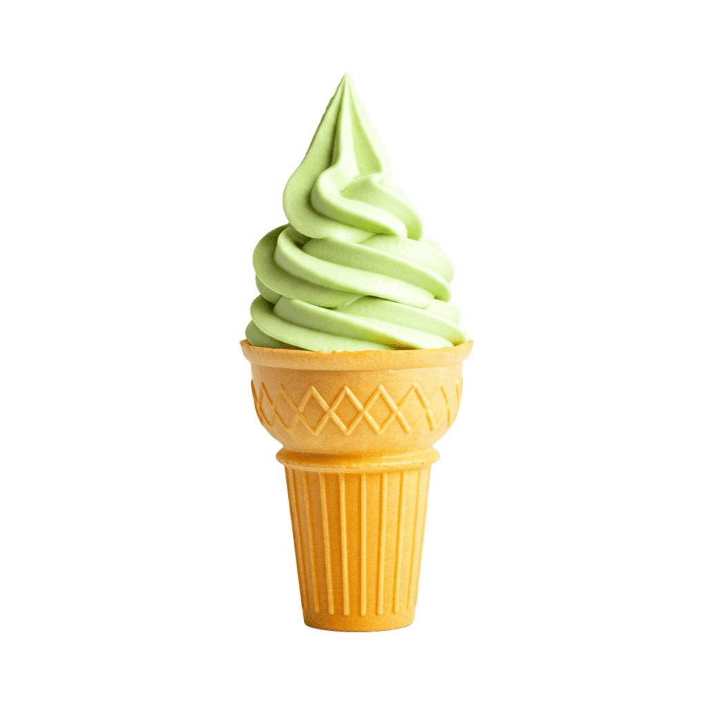 Pistachio Cone Ice Cream PNG Transparent Image Free Download | PNG Perfect