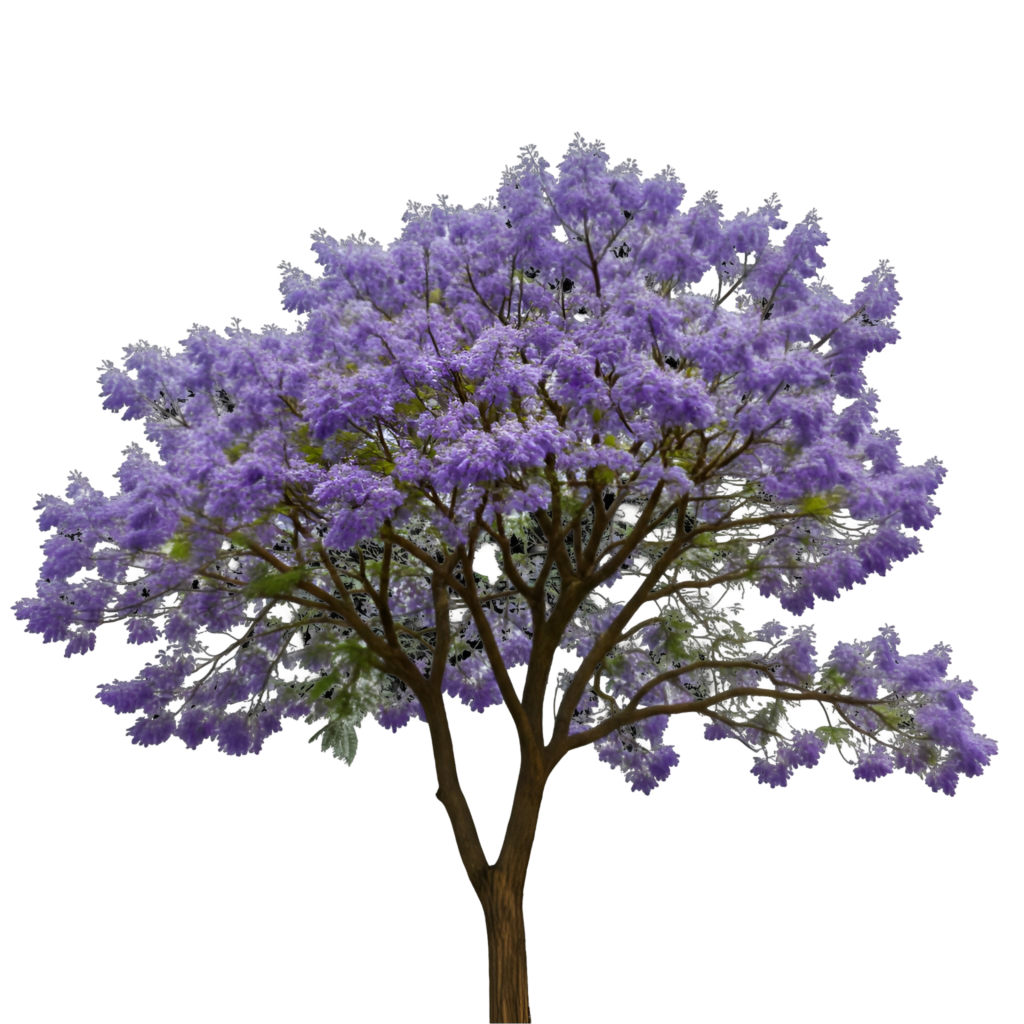Jacaranda Tree PNG Transparent Image Free Download | PNG Perfect