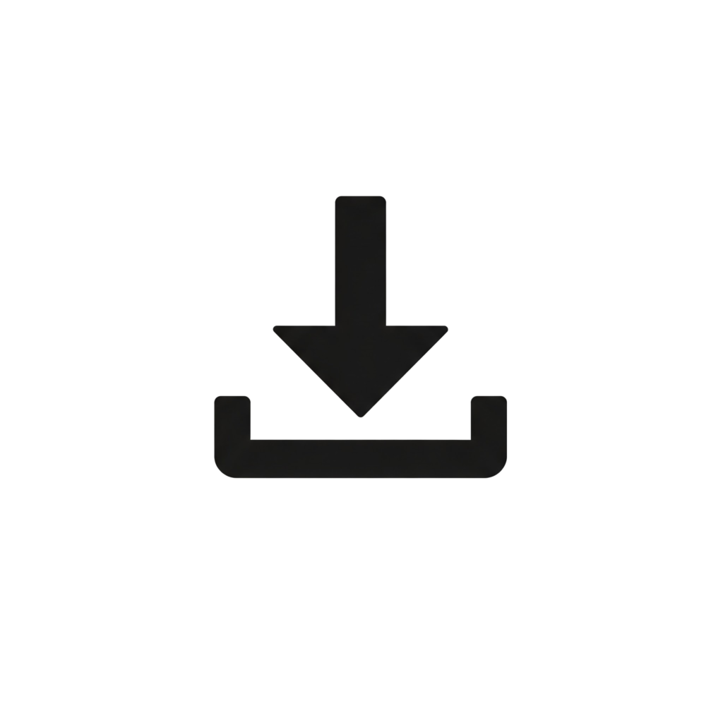 Black Download Icon PNG Arrow PNG Transparent Image Free Download | PNG Perfect