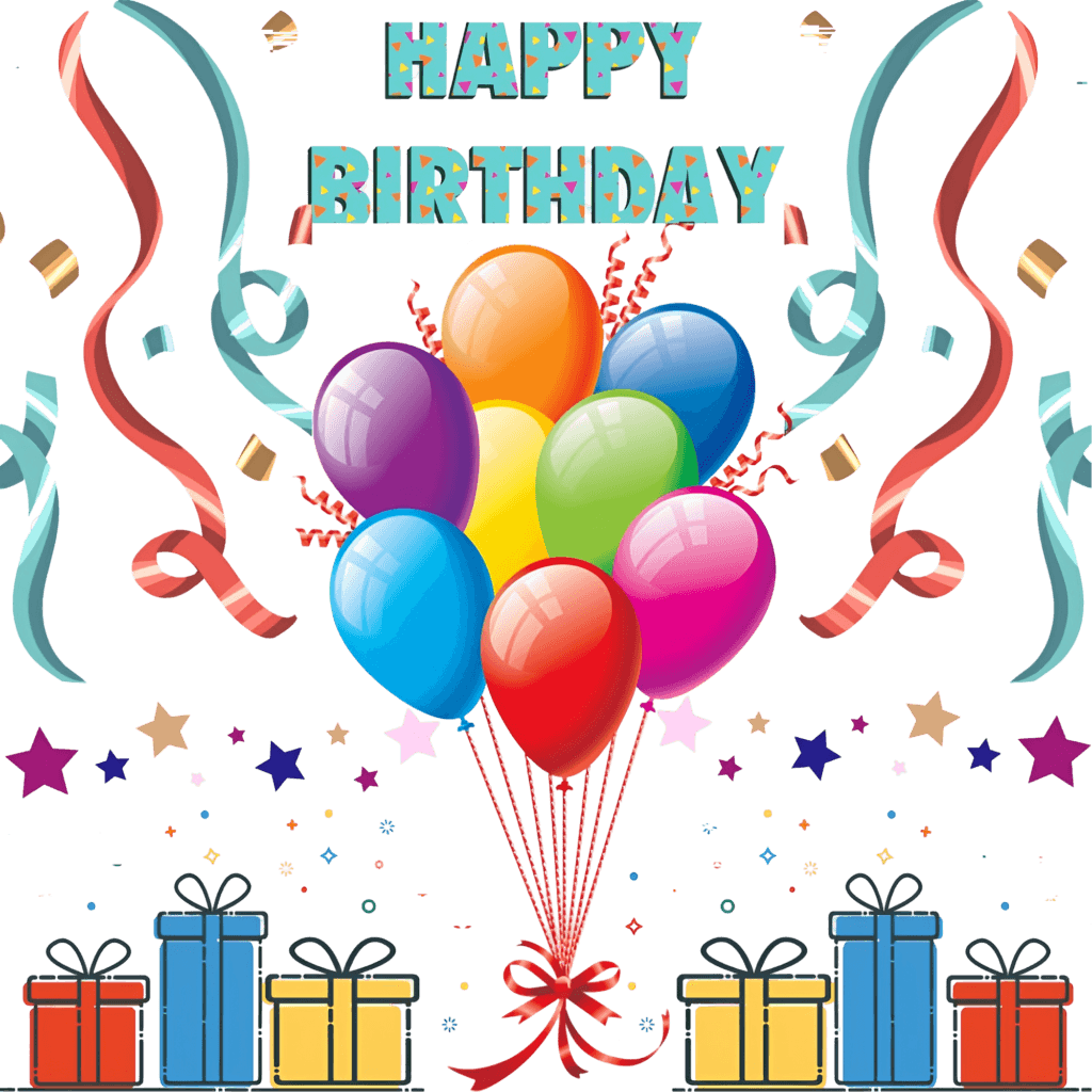 Birthday Ballonos PNG Transparent Image Free Download | PNG Perfect