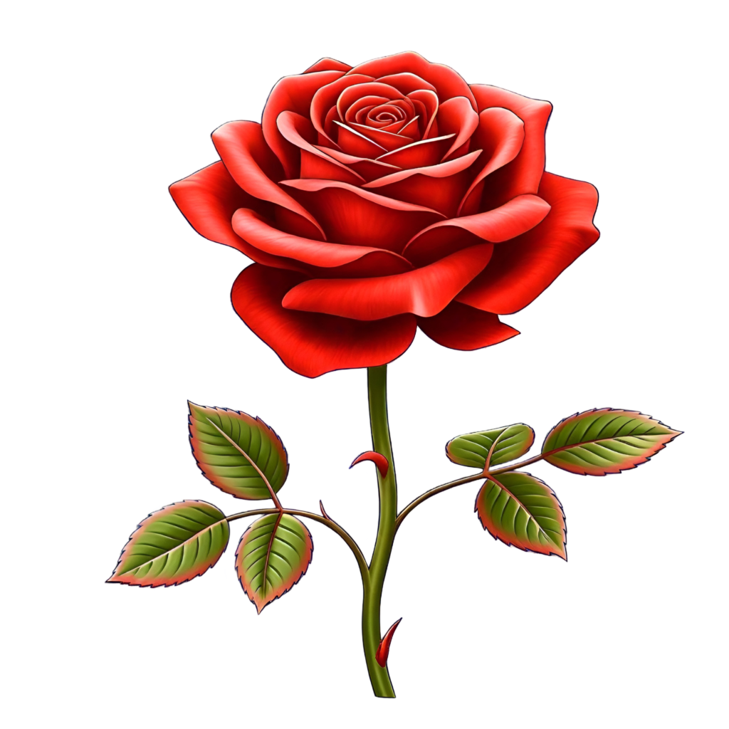 Red Rose Clipart PNG Transparent Image Free Download | PNG Perfect