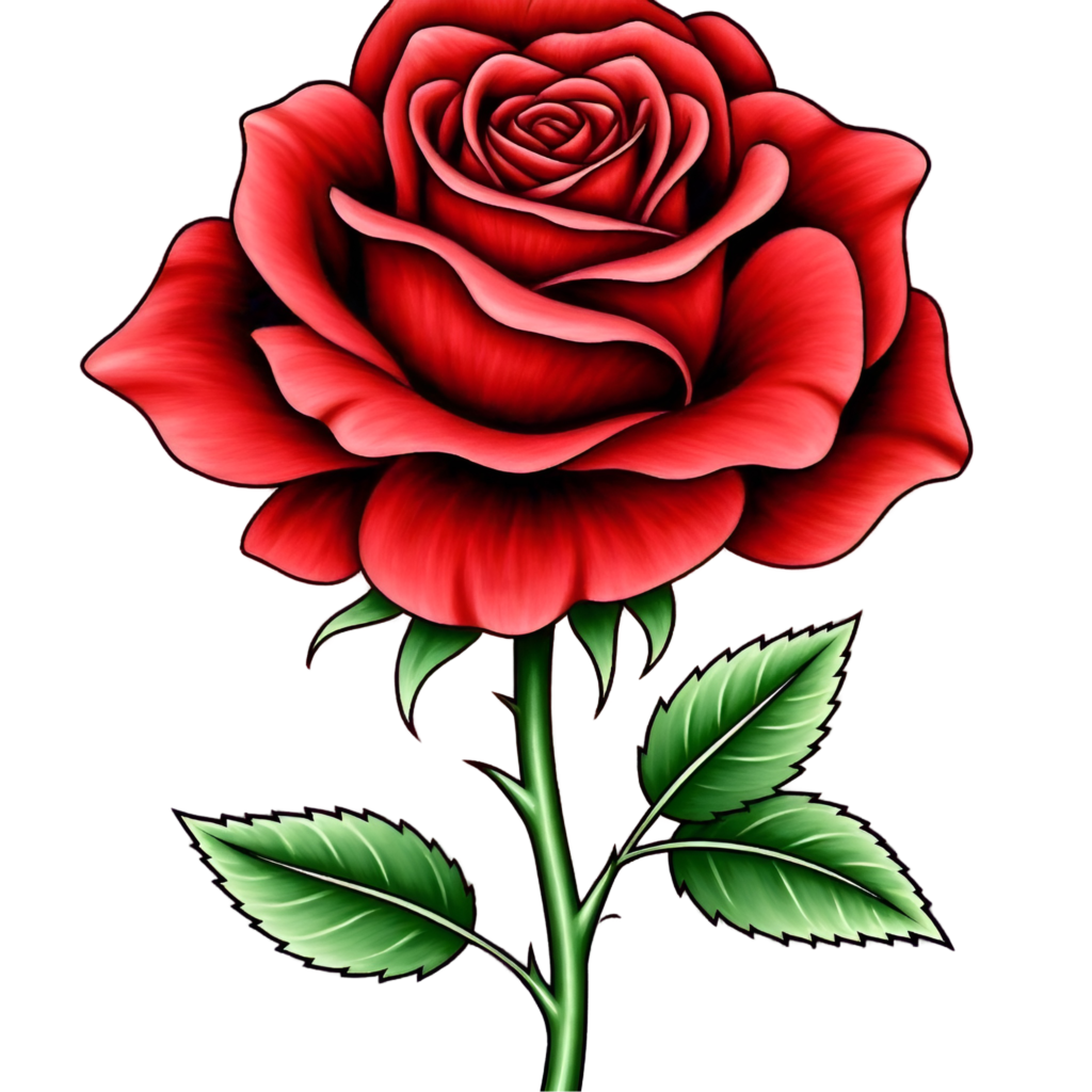 Red Rose Clipart PNG Transparent Image Free Download | PNG Perfect