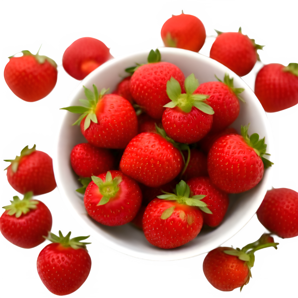 Strawberry Bowl PNG Transparent Image Free Download | PNG Perfect