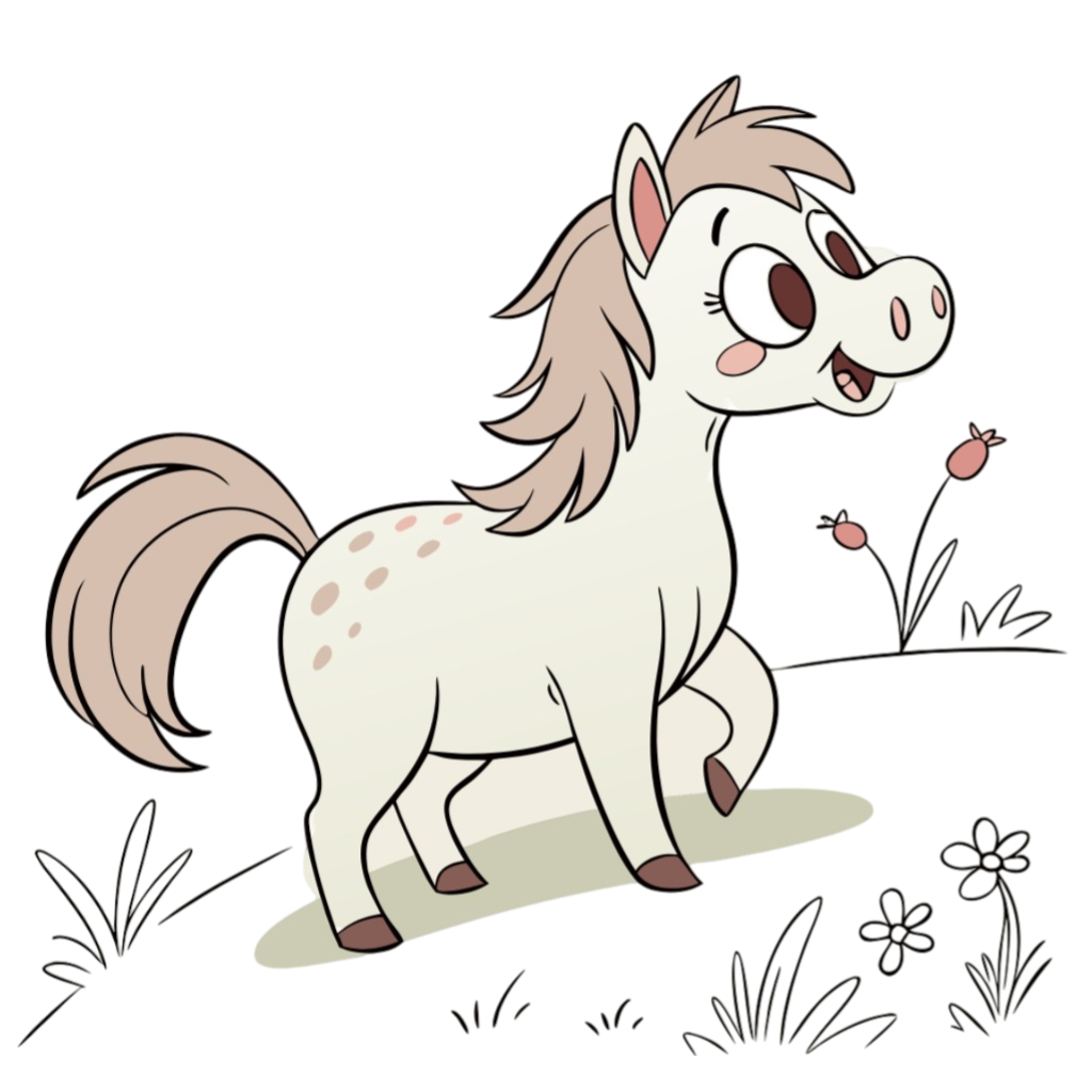 Cute Horse Illustration PNG Transparent Image Free Download | PNG Perfect