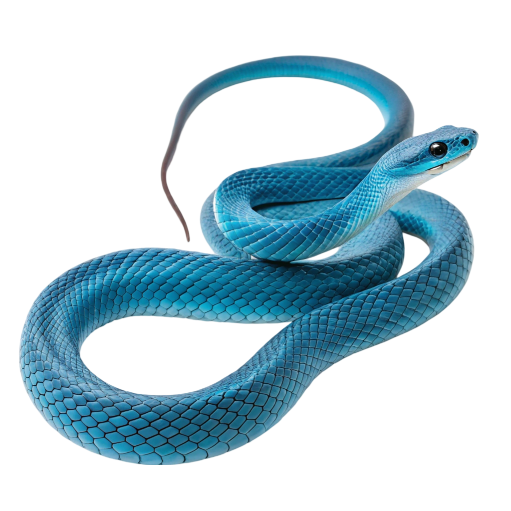 Blue Snake PNG Transparent Image Free Download | PNG Perfect