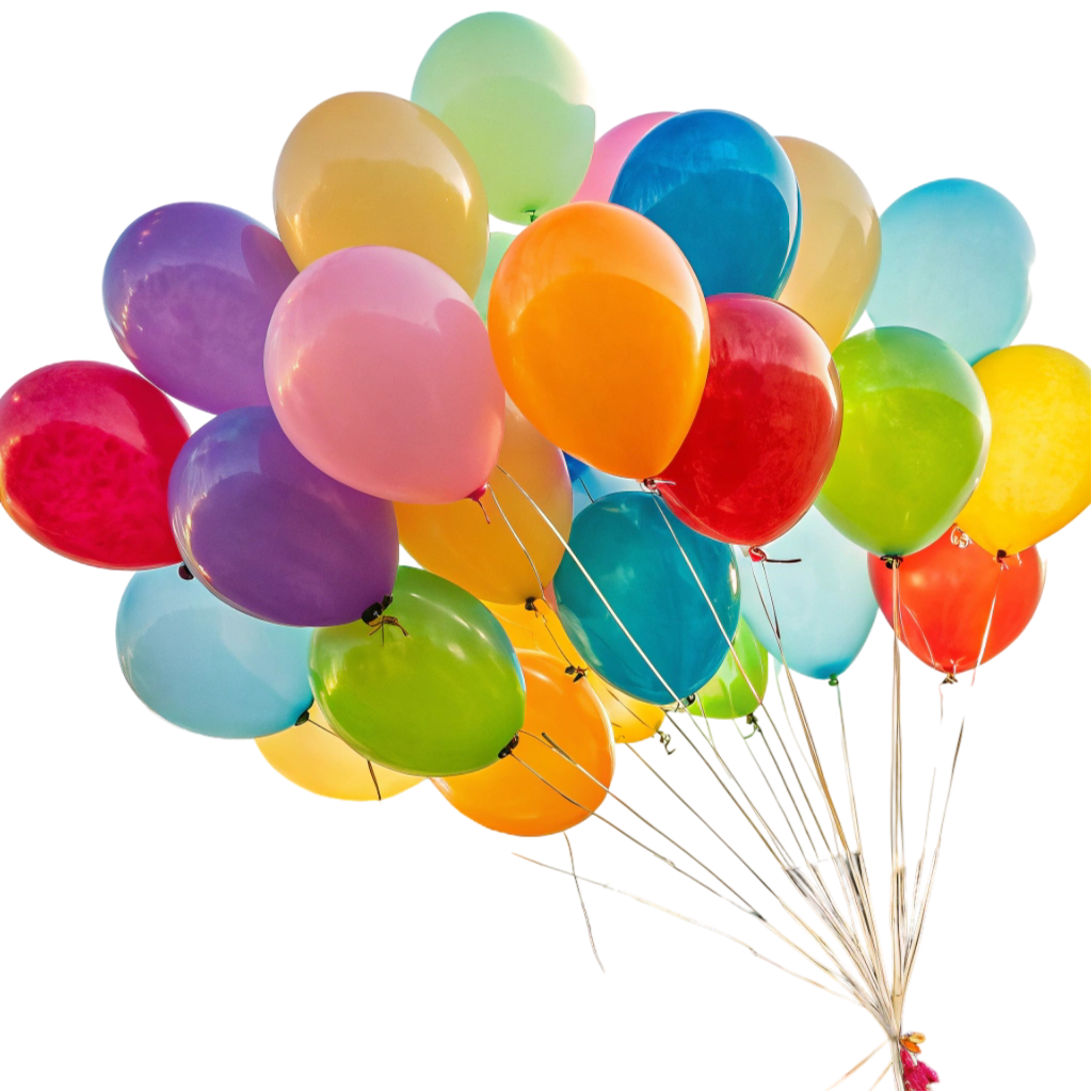 Colorful Balloons PNG Transparent Image Free Download | PNG Perfect