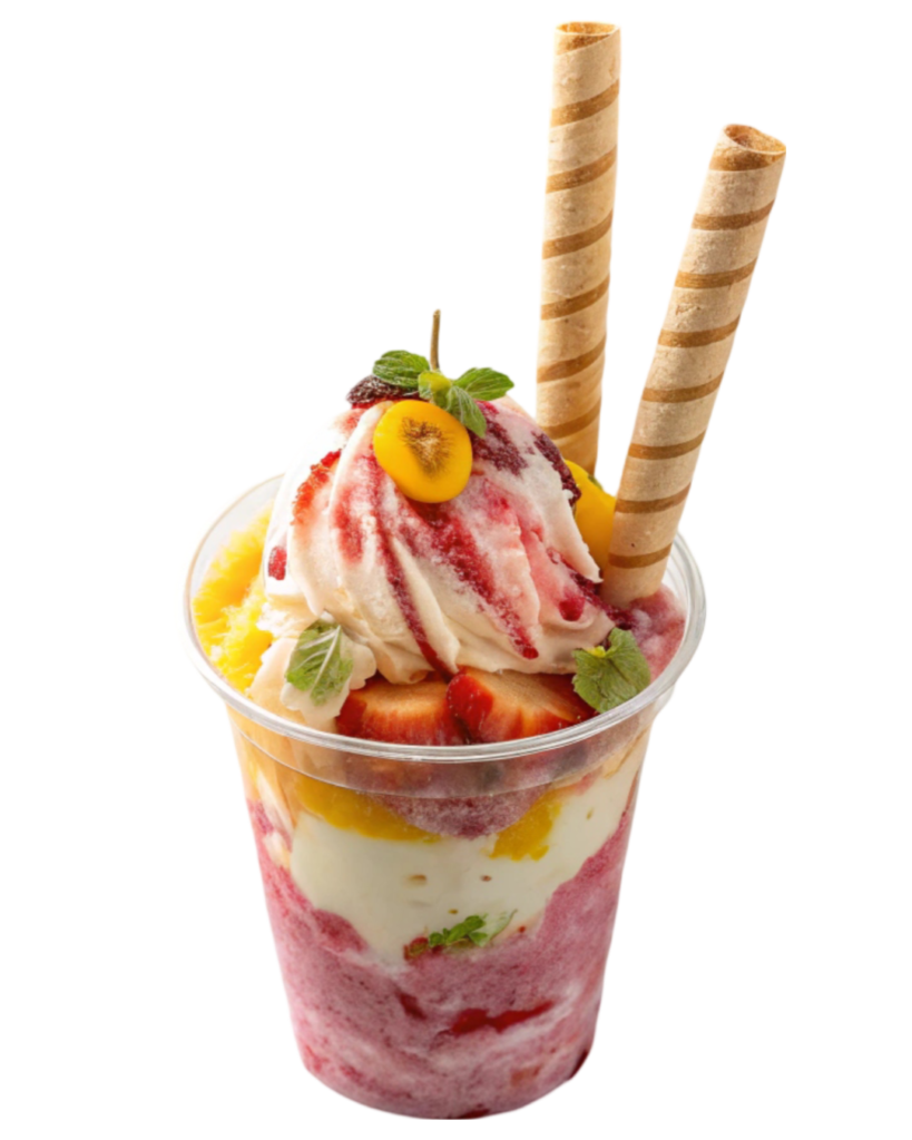 Fruity Sundae Ice Cream PNG Transparent Image Free Download | PNG Perfect