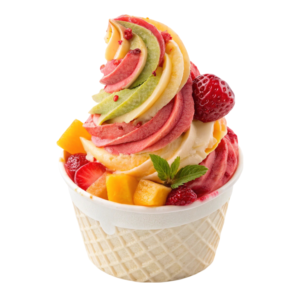 Fruity Sundae Ice Cream PNG Transparent Image Free Download | PNG Perfect