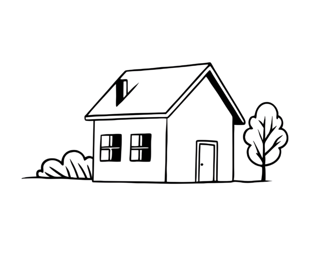 House Outline PNG Transparent Image Free Download | PNG Perfect