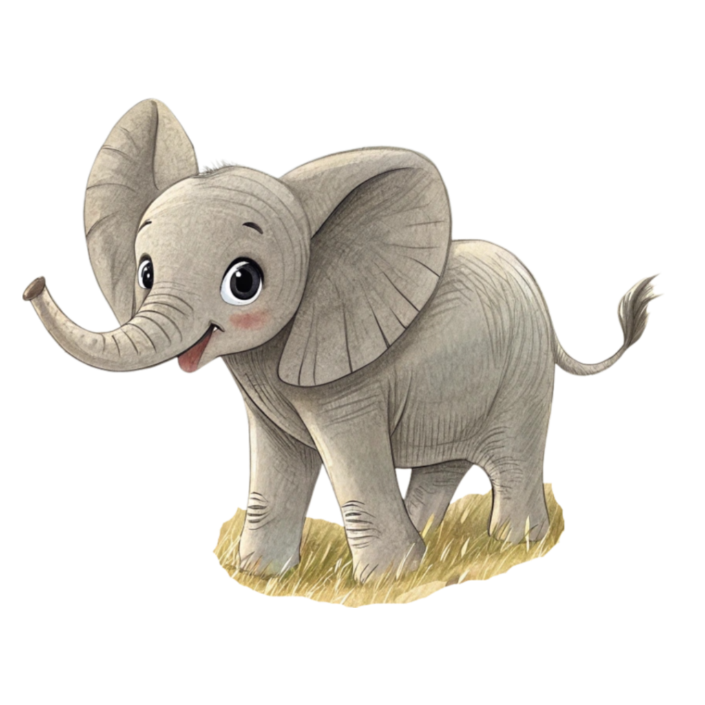 Baby Elephant Illustration PNG Transparent Image Free Download | PNG Perfect