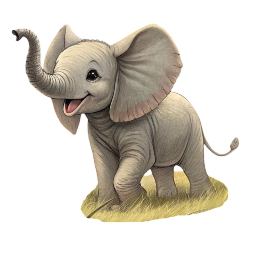 Baby Elephant Illustration PNG Transparent Image Free Download | PNG Perfect