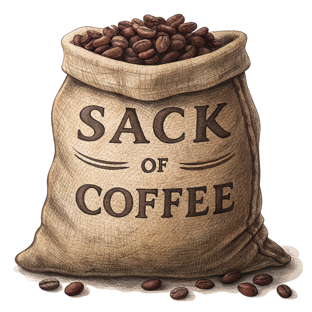 Sack Of Coffee Beans PNG Transparent Image Free Download | PNG Perfect