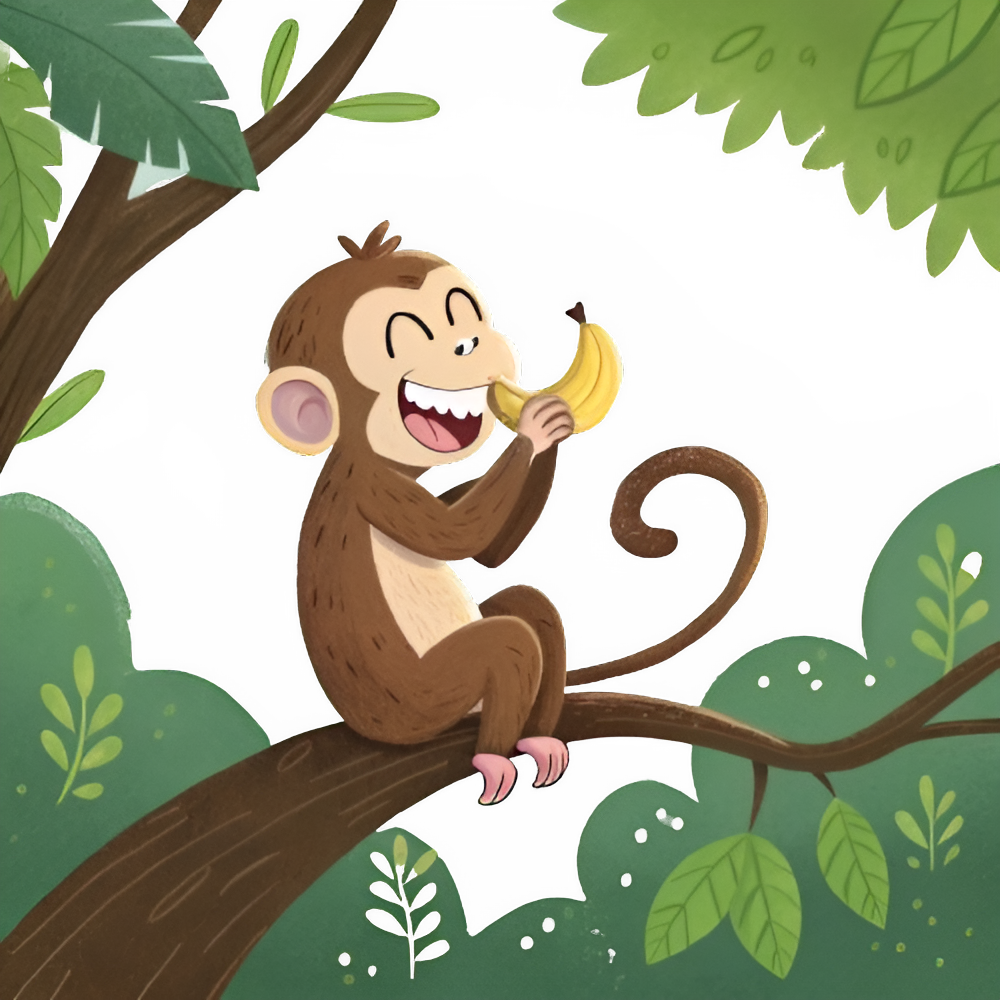 Monkey Illustration PNG Transparent Image Free Download | PNG Perfect