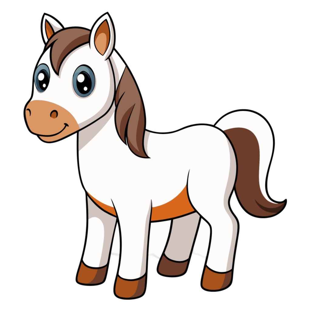 Cute Horse Vector PNG Transparent Image Free Download | PNG Perfect