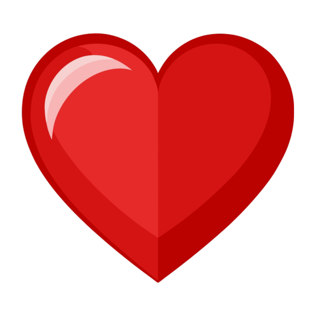 Red Heart PNG Transparent Image Free Download | PNG Perfect