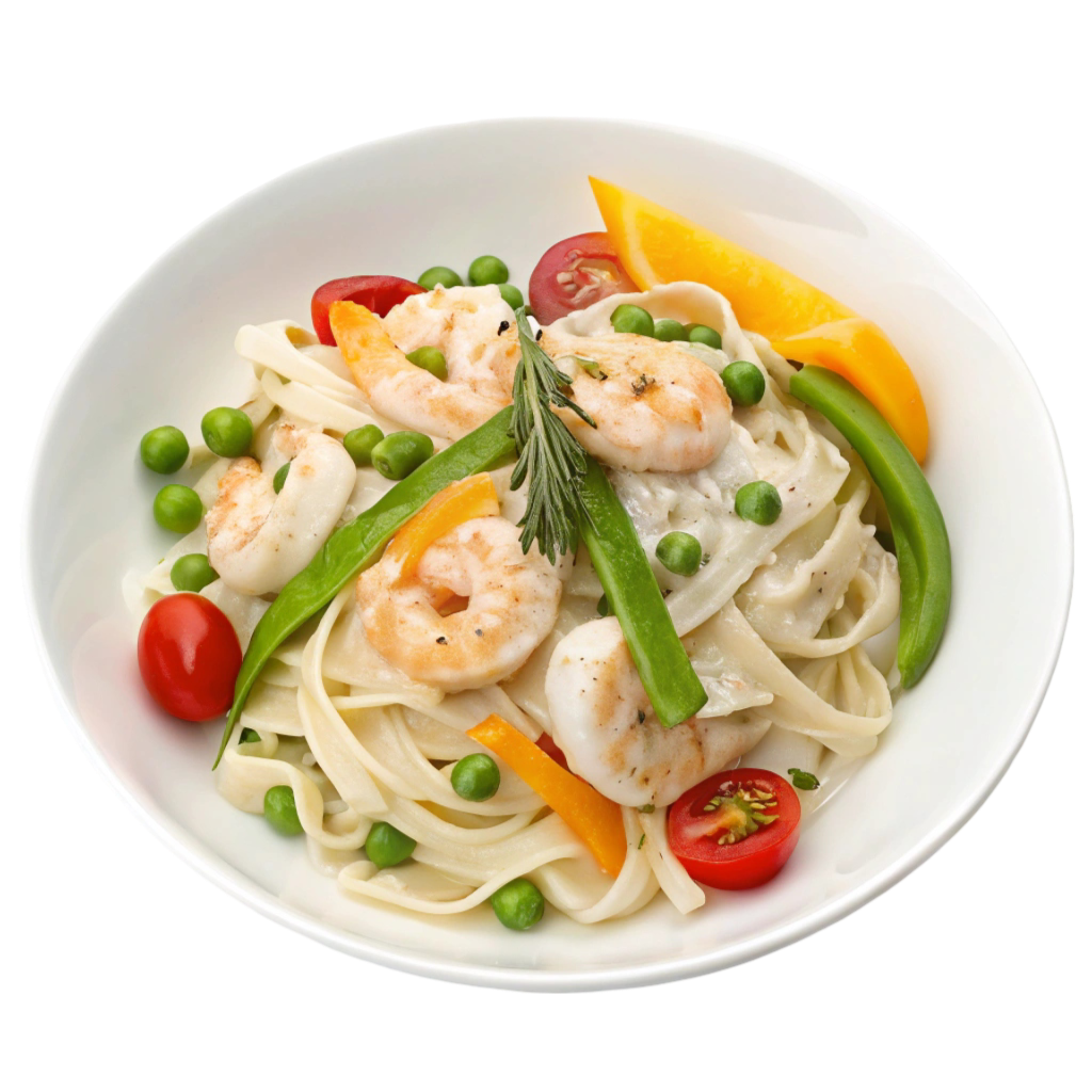 Creamy Sea Food Pasta PNG Transparent Image Free Download | PNG Perfect
