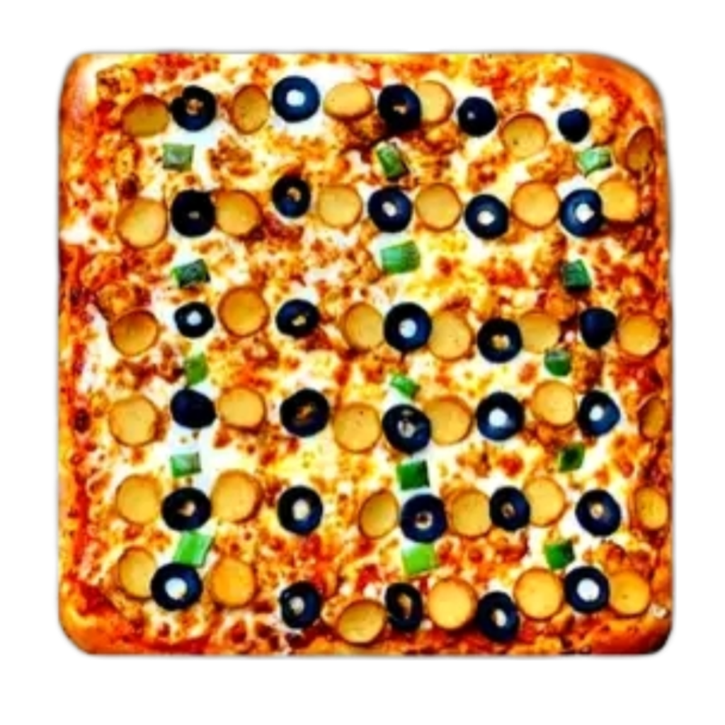 Square Pizza PNG Transparent Image Free Download | PNG Perfect