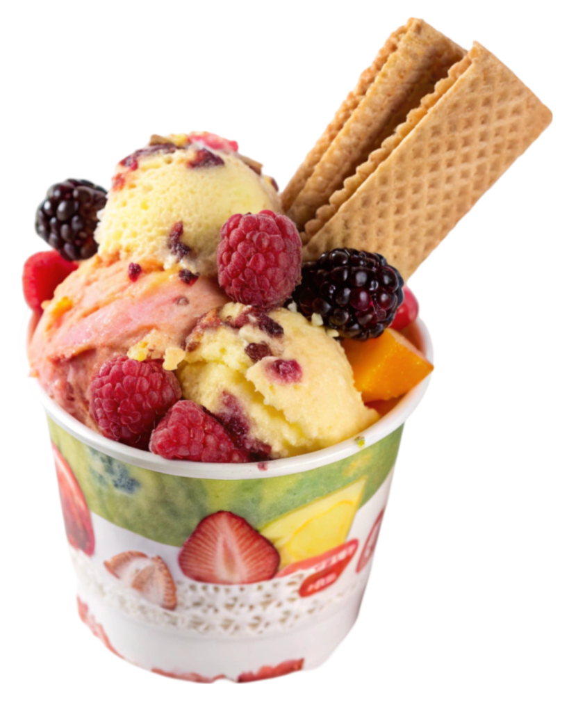 Fruity Sundae Ice Cream PNG Transparent Image Free Download | PNG Perfect