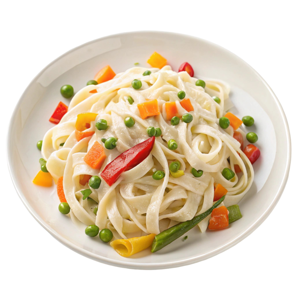 White Cream Veg Pasta PNG Transparent Image Free Download | PNG Perfect