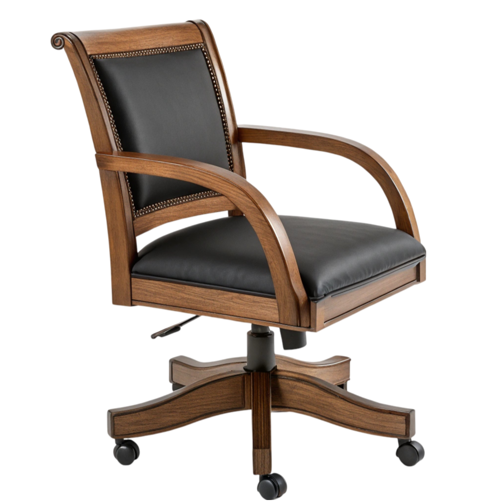 Wooden Office Chair PNG Transparent Image Free Download | PNG Perfect