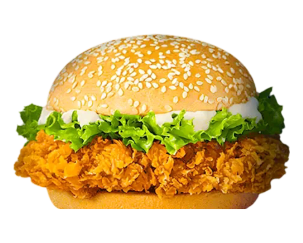 Chicken Zinger Burger PNG Transparent Image Free Download | PNG Perfect Transparent Image Free Download | PNG Perfect