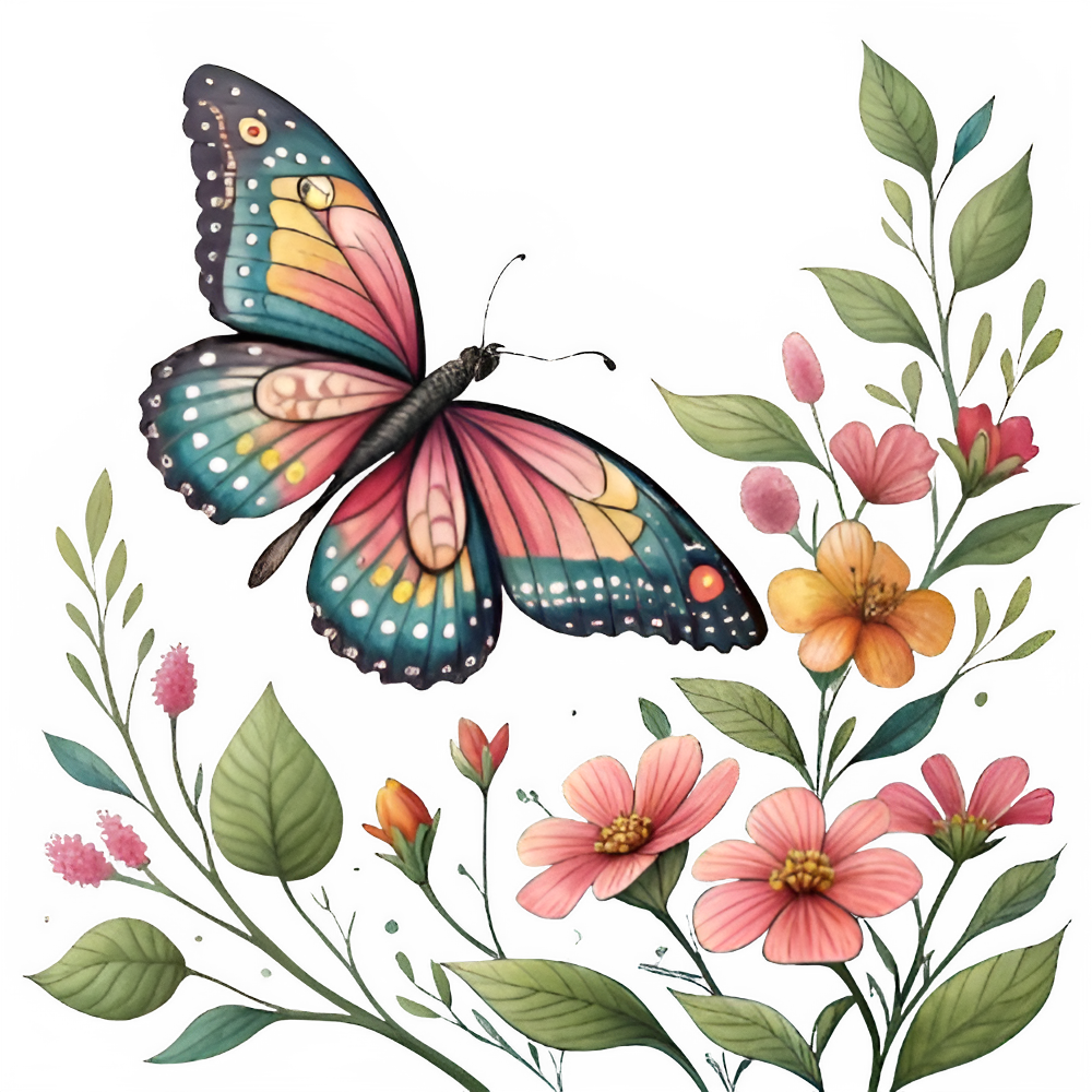 Colorful Butterfly PNG Transparent Image Free Download | PNG Perfect