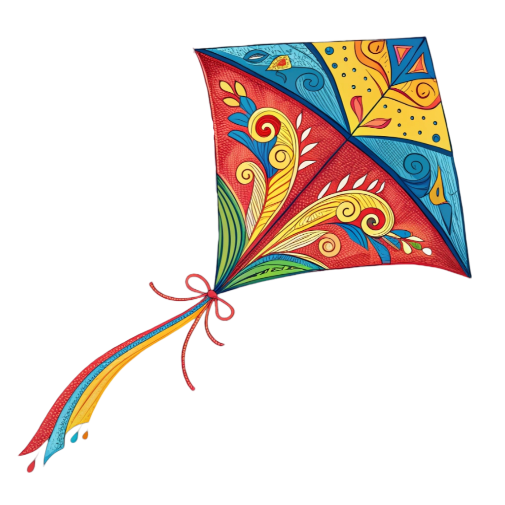 Kite Illustration PNG Transparent Image For Free Download | PngPerfect