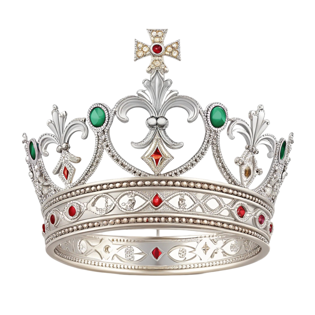 Silver Crown PNG Transparent Image Free Download | PNG Perfect