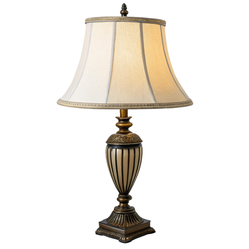 White & Coper Color Table Lamp PNG Transparent Image Free Download | PNG Perfect