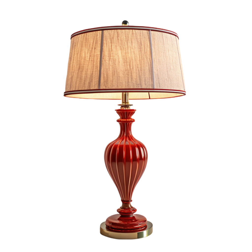 Red Color Table Lamp PNG Transparent Image Free Download | PNG Perfect
