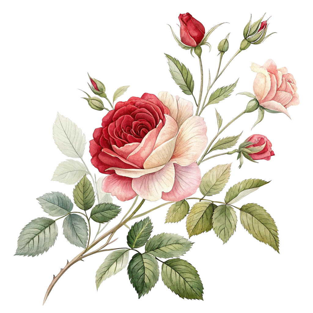 Lovely Art Of Rose PNG Transparent Image Free Download | PNG Perfect