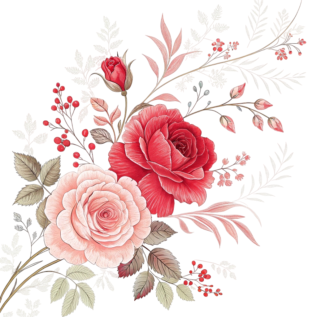 Beautiful Design Of Rose PNG Transparent Image Free Download | PNG Perfect