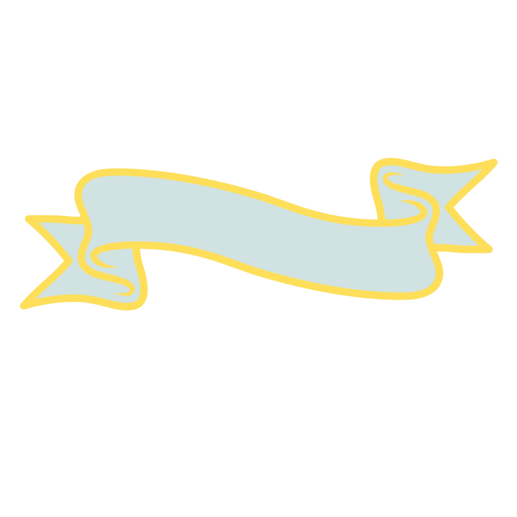 Elegant Sky Blue & Golden Ribbon PNG Transparent Image Free Download | PNG Perfect