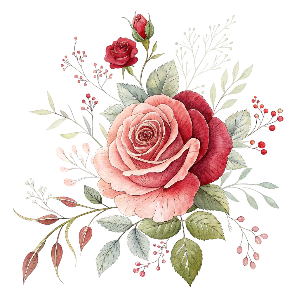 Lovely Design Of Rose PNG Transparent Image Free Download | PNG Perfect