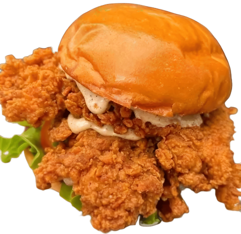 Fully Chicken Loaded Burger PNG Transparent Image Free Download | PNG Perfect